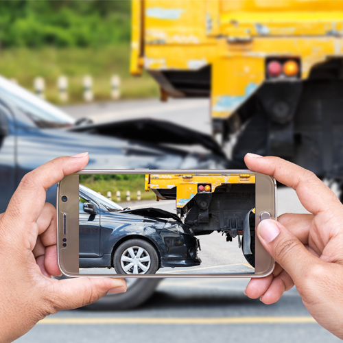 vehocheck-incidnet-accident-reporting Vehocheck image capture at the scene of an accident